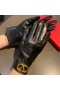 Valentino VLogo Signature Gloves Women Sheepskin Black/Gold