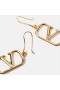 Valentino Small VLogo Signature Hook Earrings In Metal Gold