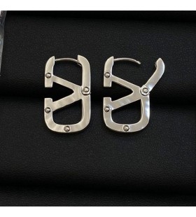 Valentino VLogo Signature Earrings In Metal Silver