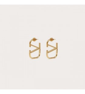 Valentino Mini VLogo Signature Earrings In Metal Gold