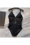 Valentino Egyrészes Fürdőruha Női Csipke Fekete