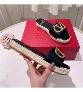 Valentino VLogo AlÃ¡Ã­rÃ¡s Platform DiÃ¡k NÅ‘k SzemÅ± Fekete BorjÃºbÅ‘r