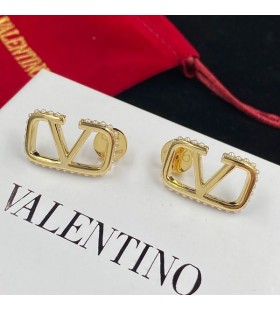 Valentino VLogo AlÃ¡Ã­rÃ¡s FÃ¼lbevalÃ³ FÃ©m Mini GyÃ¶ngy Arany