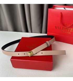 Valentino Amháin Graí Crios 20MM I Calfskin Pink