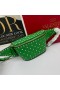 ヴァレンティノ大RockstudスパイクベルトバッグLambskin緑