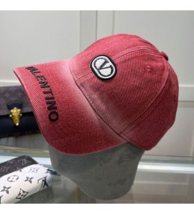 Valentino VLogo Signatur Brev Baseball Lue I Bomull Rød