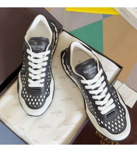 Valentino Lacerunner Joggesko Med VLogo Menn Grafisk Mesh Svart