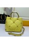 Rzymska torebka na szpilki Valentino Meidum ze skóry Nappa żółty