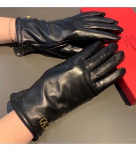 RÄ™kawiczki Damskie Valentino Z Owczej SkÃ³ry Z Ð’Ð›Ð¾Ð³Ð¾ W Kolorze Czarnym