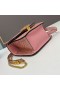 Valentino Mici Vsling Geanta Crossbody Cu Cristale Strălucitoare În Piele De Căprioară Cherry