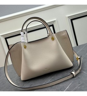 Ovocné Malé VLogo Uniknúť Tote V Zrnitá Teľacina Béžová