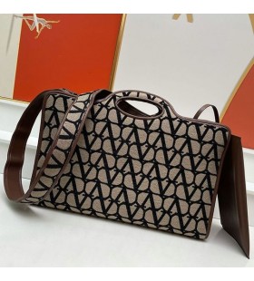 ë°œë Œí‹°ë…¸ í° ë¼ Troisieme ì‡¼í•‘ ê°€ë°©ì—ì„œ Toile Iconographe ì§ë¬¼ ê²€ì •