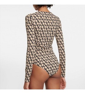 Valentino Body Kvinnor Toile Iconographe Lycra Beige