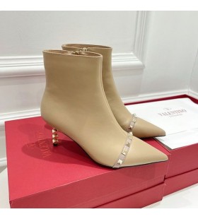 Valentino Roma DamÄ±zlÄ±k Ayak BileÄŸi Patik Ä°le Heykel Topuk KadÄ±n Dana Derisi KayÄ±sÄ±