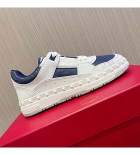 Valentino Freedots Low-Top Tenisky Telecí Kůže Unisex Bílá/Modrá