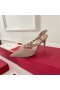 Valentino Rockstud Slingback Pumper Med Asymmetrisk-Stropper Kvinder Kalveskind Pink