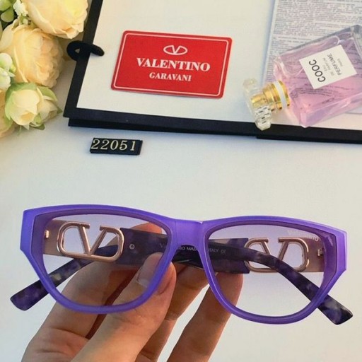 Valentino 22051 Squared Aurinkolasit Asetaatti Runko Vlogo Kiteitä Violetti