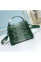 Valentino Mini Vsling Käsilaukku Kuohuviini Kiteet Calfskin Vihreä/Hopea