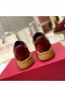 Valentino Upvillage Low-Top Lenkkarit Unisex Mokka Viininpunainen