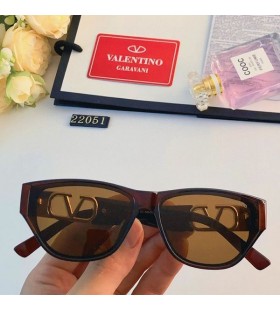 Valentino 22051 Squared Aurinkolasit Asetaatti Runko Vlogo KiteitÃ¤ Kahvia