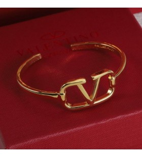 Valentino Kleine VLogo Signatur Manschette Armband In Gold Metall